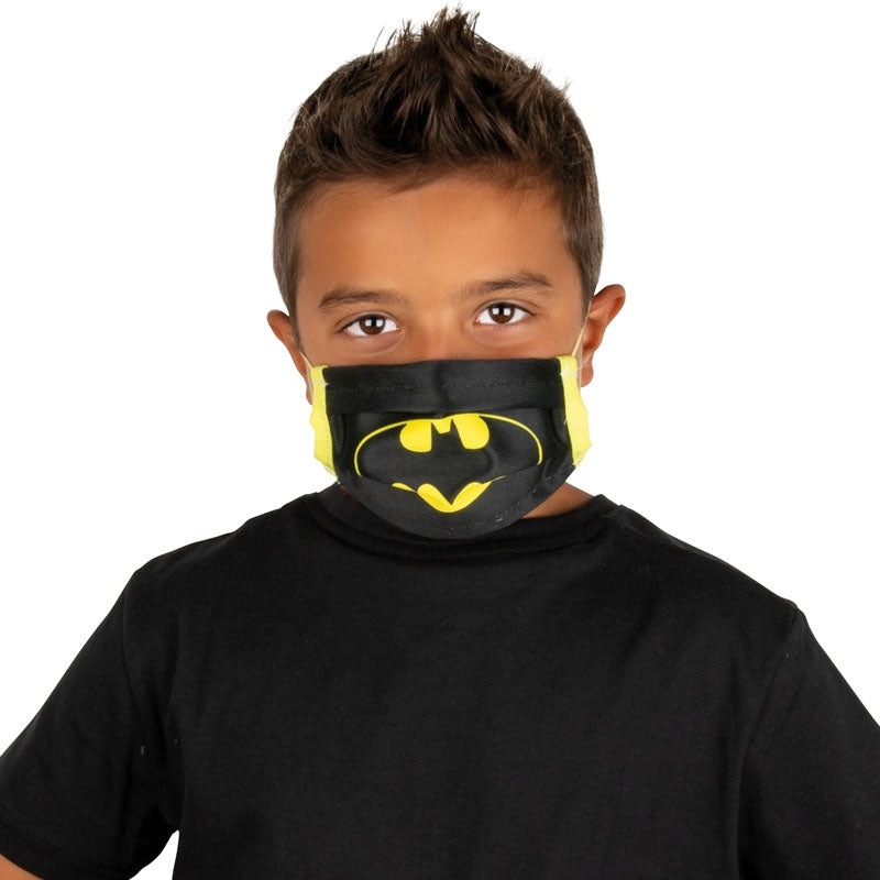 Procos 93361 - Maschera Per Viso Batman, Confezione Da 6, In Cartone FSC, Ideale Per Feste Di Compleanno A Tema Supereroi