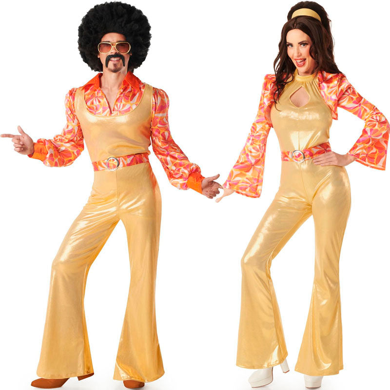 Disco Dorado Años 70 para disfrazarte en pareja