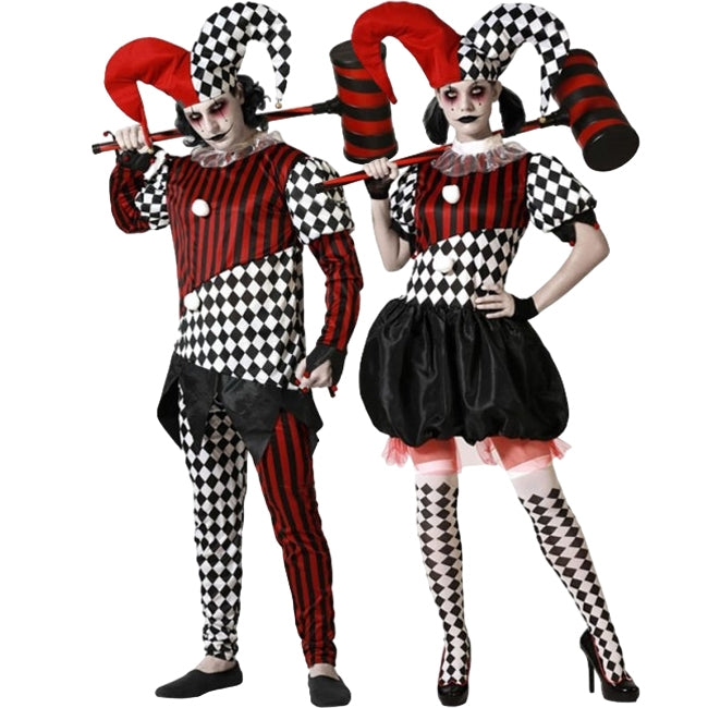 Costumi di coppia Arlecchini Scuri