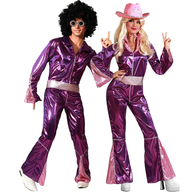 Costumi di coppia Disco Fucsia