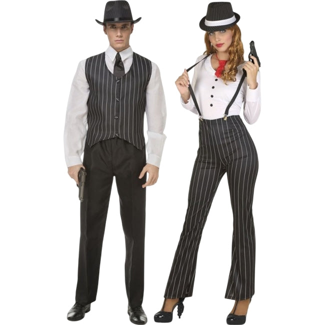 Costumi di coppia Gangster Economici