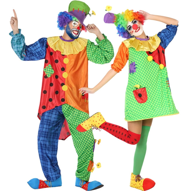 Costumi di coppia Clown riparati