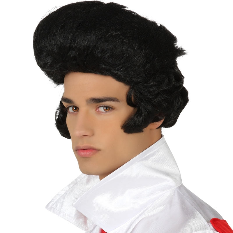 Costume Rocker Uomo/Bambino Anni 80/90 – Set Completo Con Parrucca, Chitarra Gonfiabile, Occhiali, Bandana E Accessori Punk Per Carnevale Halloween - 3