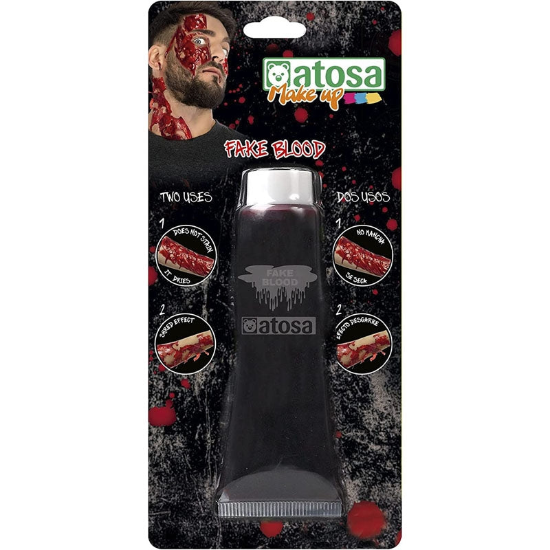 Sangue Finto Per Halloween - Set Con Spray, Pipetta E Crema, Realistico, Lavabile, Per Trucco Horror E Costumi