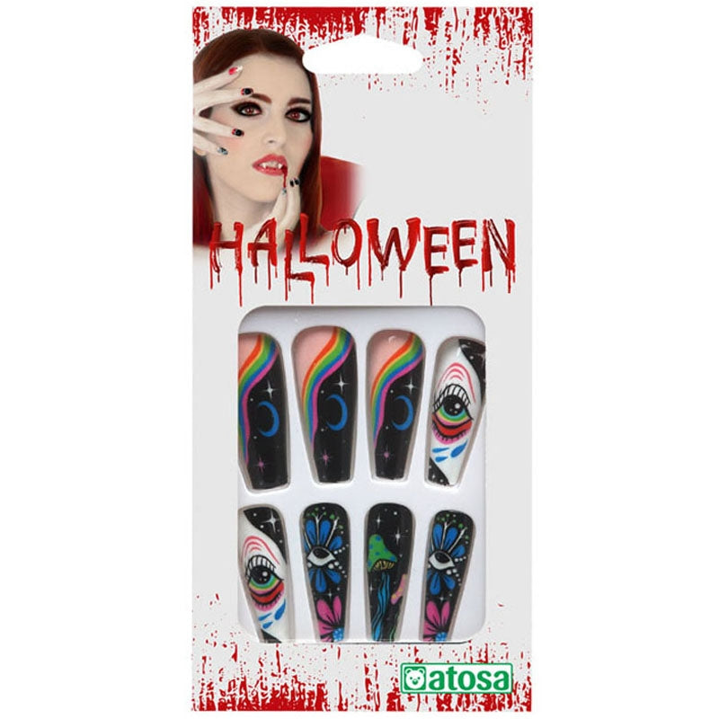 Targa In Metallo Halloween Con Scopa Della Strega – Decorazione Da Parete Retrò 20x30 Cm