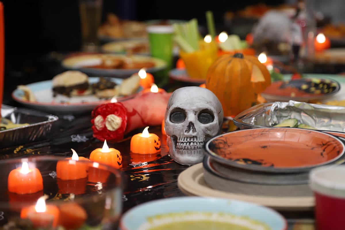 cena de halloween