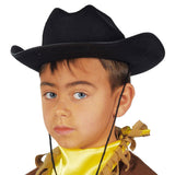 Cappello da Cowboy per Bambini Nero