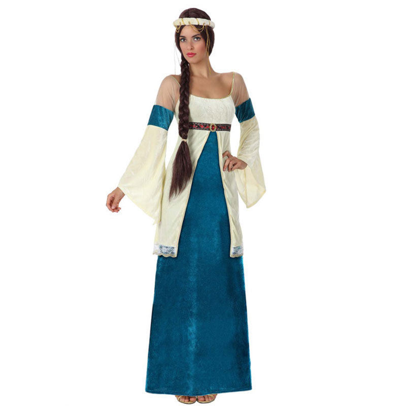 Costume Dama del Medioevo Blu donna Acquistare online