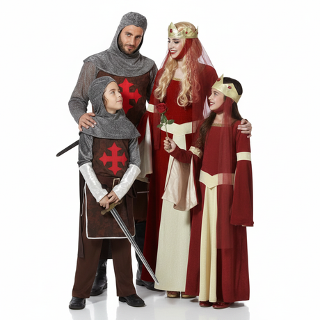 Gruppo Cavalieri e principesse medievali