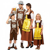 Gruppo Bavaresi marroni dell'Oktoberfest