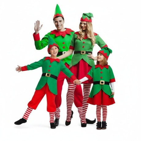 Gruppo Elfi Natale Babbo Natale