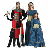 Gruppo Soldati e fanciulle medievali