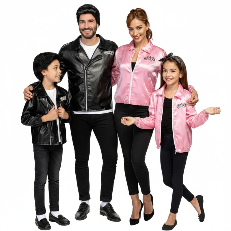 Gruppo T-Birds e Pink Ladies di Grease