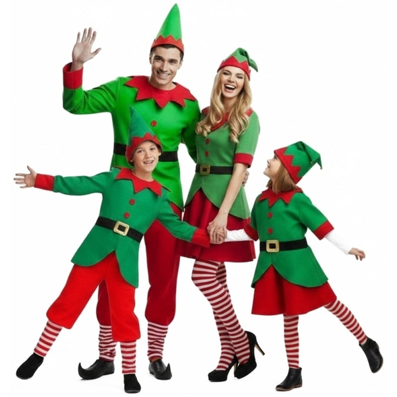 Gruppo Elfi Natale Babbo Natale