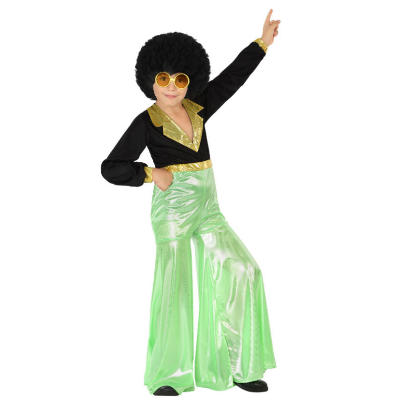 Costume disco dorato per donna - Vegaoo