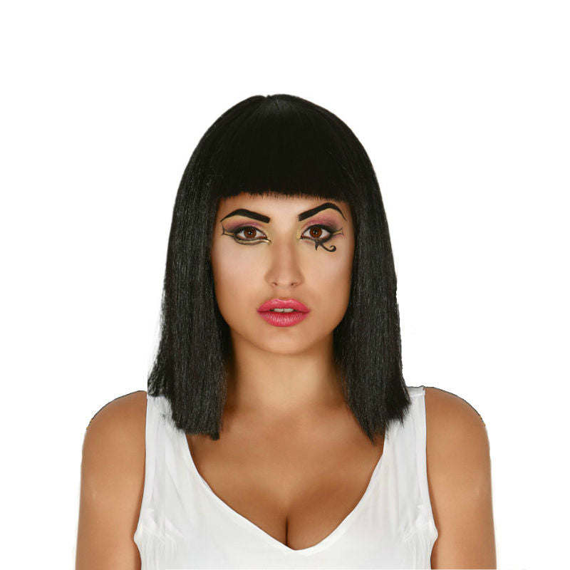 WIG ME UP - 69020-P103 Parrucca Donna Carnevale Nero Rigorosa Crocchia Governante Ballerina Nonna Zia Delle Fiabe - Foto 2