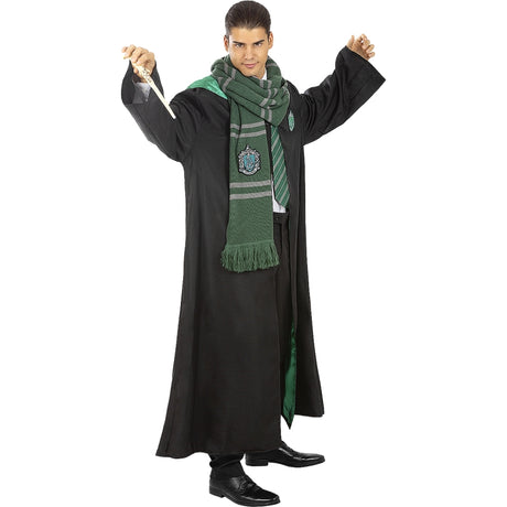 Bufanda de Slytherin Harry Potter Réplica oficial Perfil