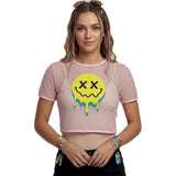 Camiseta Rejilla Acid para mujer Bis