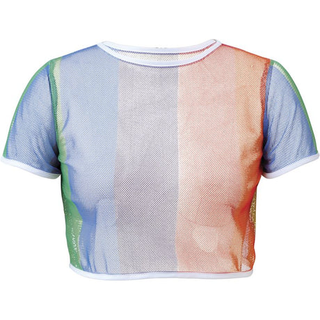Camiseta Rejilla Arcoiris para mujer Bis