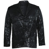 Chaqueta Lentejuelas Negra para Hombre Bis