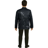 Chaqueta Lentejuelas Negra para Hombre Espalda