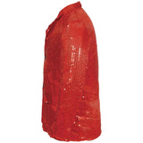 Chaqueta Lentejuelas Roja para Hombre Perfil
