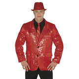 Chaqueta Lentejuelas Roja para Hombre