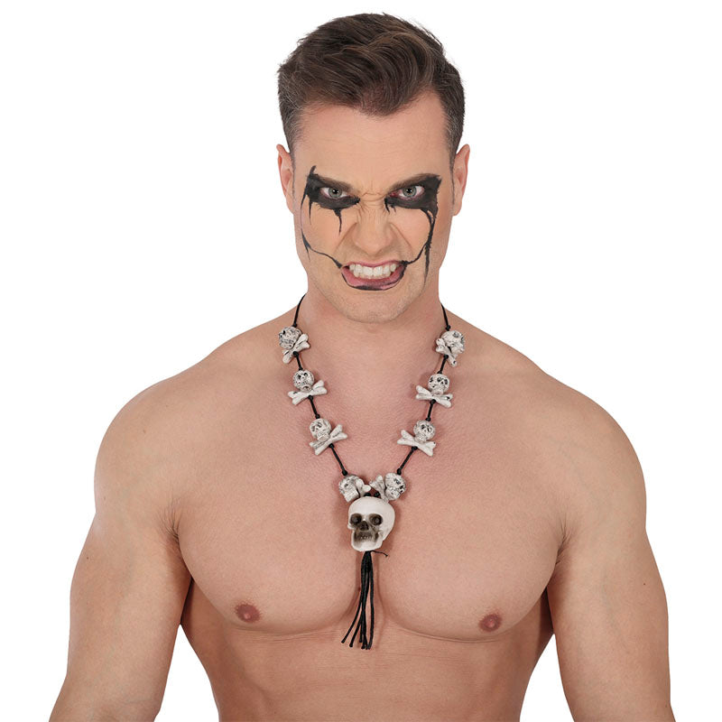 Collana Luna – Choker nero con ciondolo a forma di luna nel Collana Luna – Choker nero con ciondolo a forma di luna nel