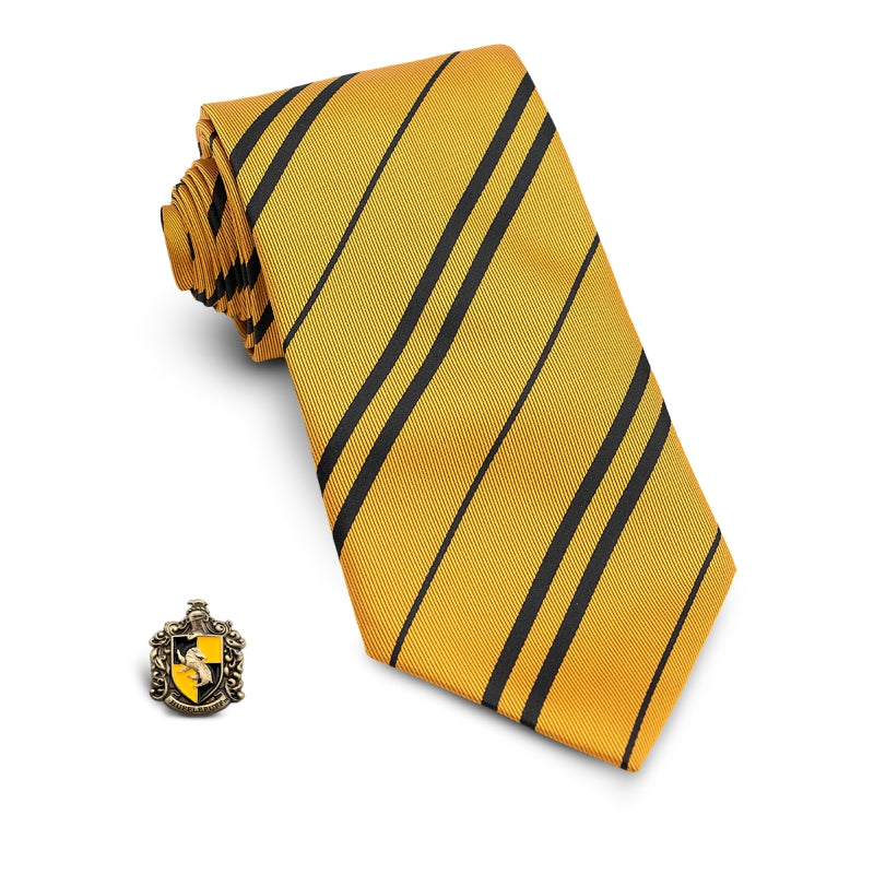 Corbata y pin Hufflepuff Harry Potter
