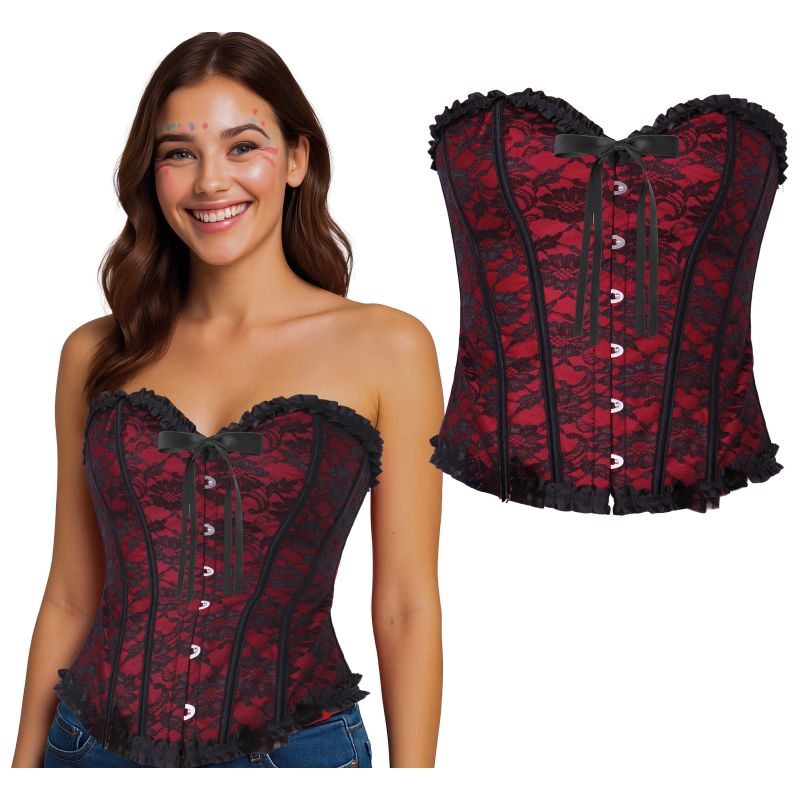 Corset Burdeos para mujer