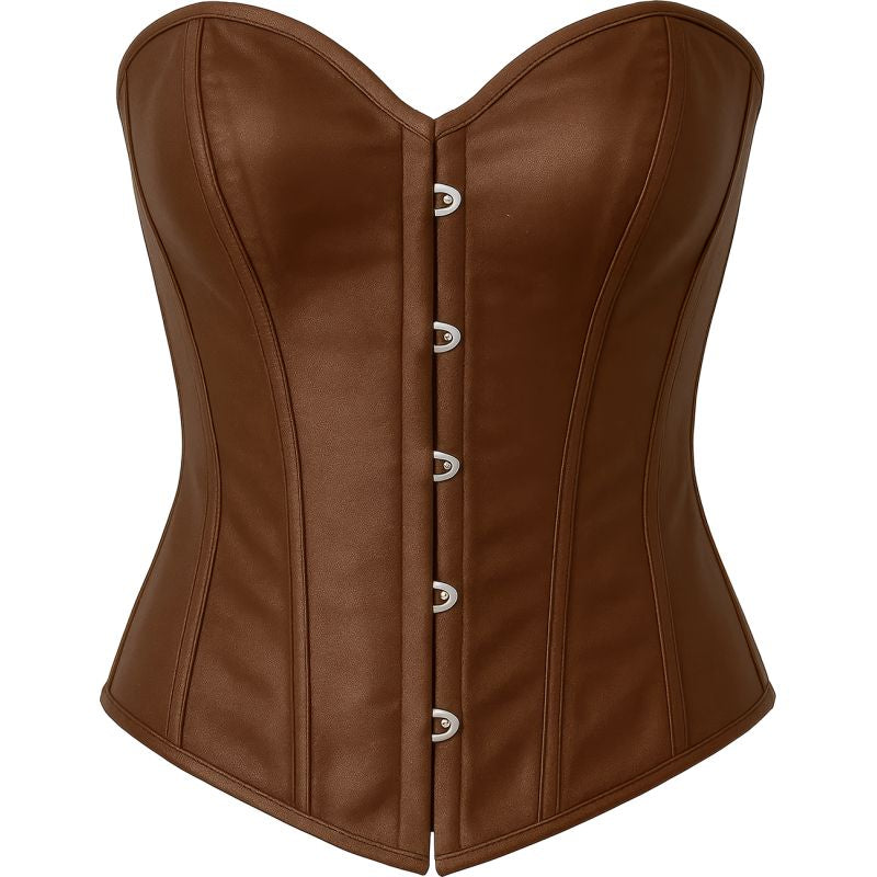 Corset Marron para mujer Detalle