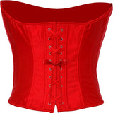 Corset Rojo para mujer Espalda