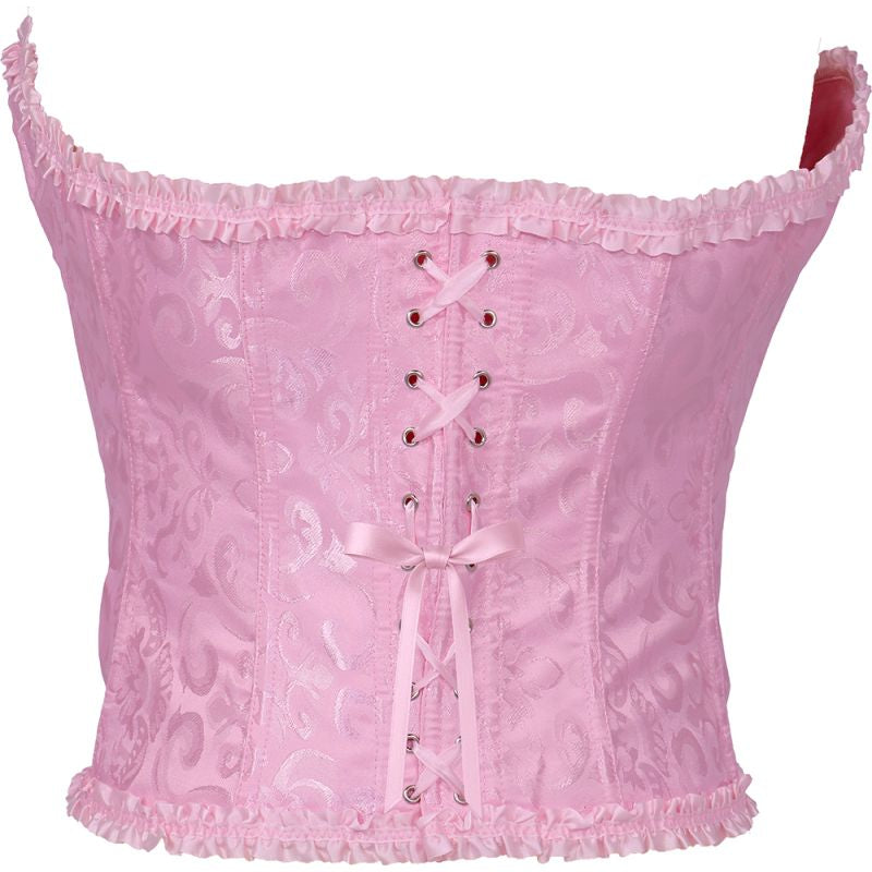Corset Rosa para mujer Espalda