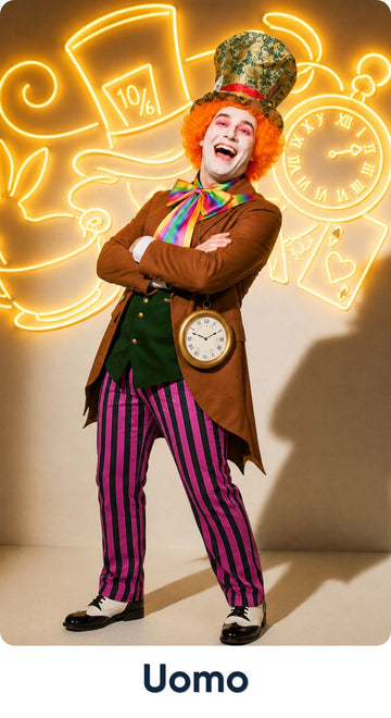 Costumi da uomo per carnevale e feste in maschera