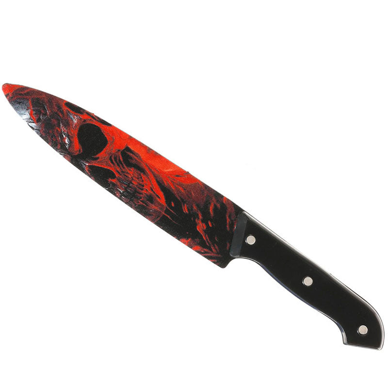 Cuchillo Asesino Calavera roja