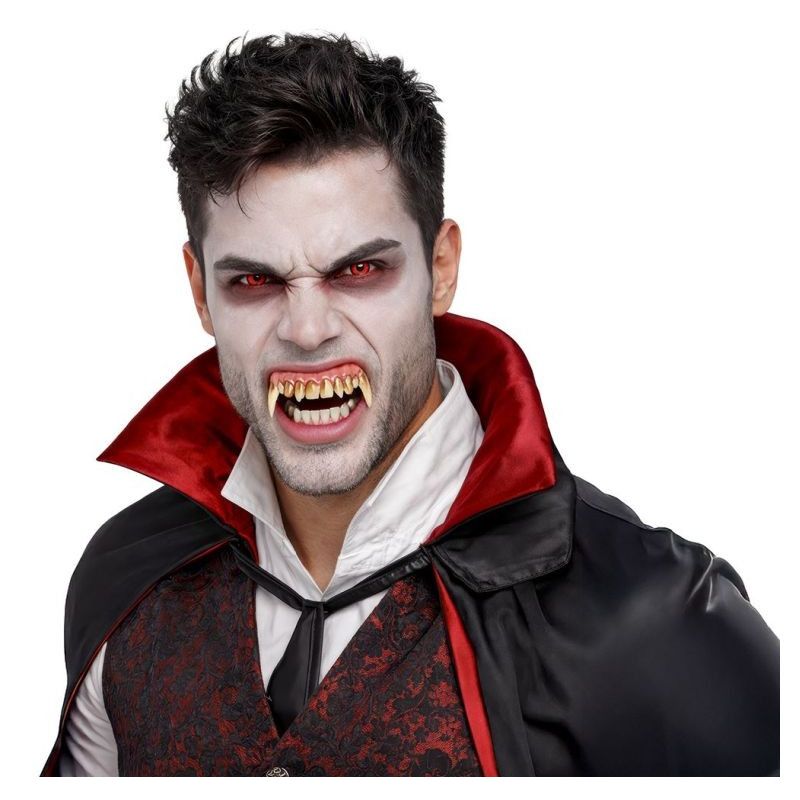 Dentadura Vampiro HQ Termoplástica Detalle