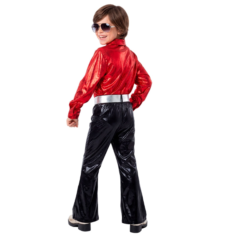 Disfraz de Disco Show-Boy para niño Espalda