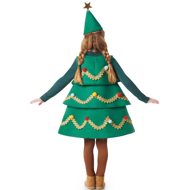 Disfraz de Árbol Navidad Decorado Infantil Espalda
