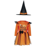 Disfraz de Brujita Calabaza Halloween para bebé Bis