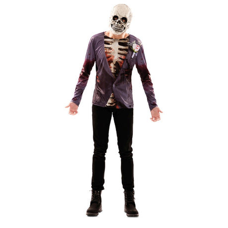 Disfraz de Camiseta Novio Zombie para hombre