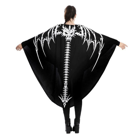 Disfraz Capa de Dragón Esqueleto adulto unisex Espalda
