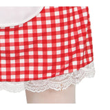 Disfraz de Caperucita Roja Clásica para niña Detalle Bis