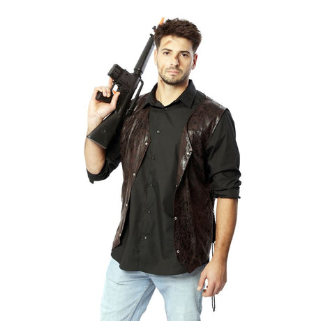 Disfraz de Chaleco motero para hombre