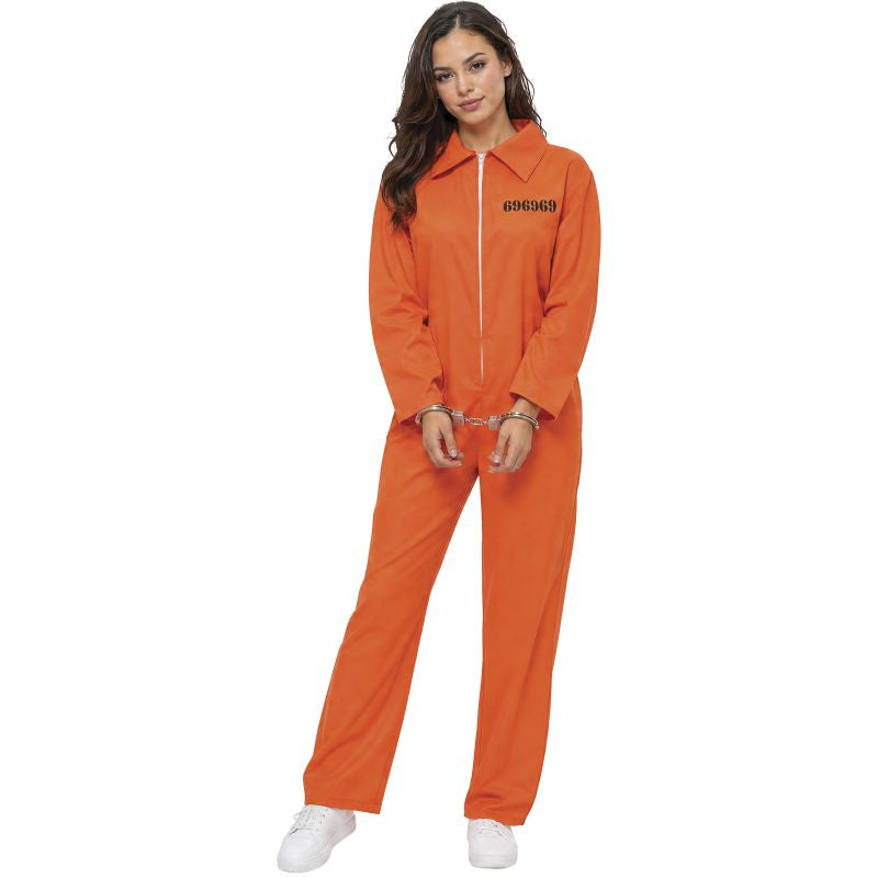 Costume da Detenuta arancione per donna