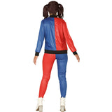 Disfraz de Arlequín Supervillana para mujer espalda