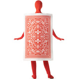 Disfraz de Carta Póker As de Corazones adulto unisex Espalda