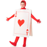 Disfraz de Carta Póker As de Corazones infantil 