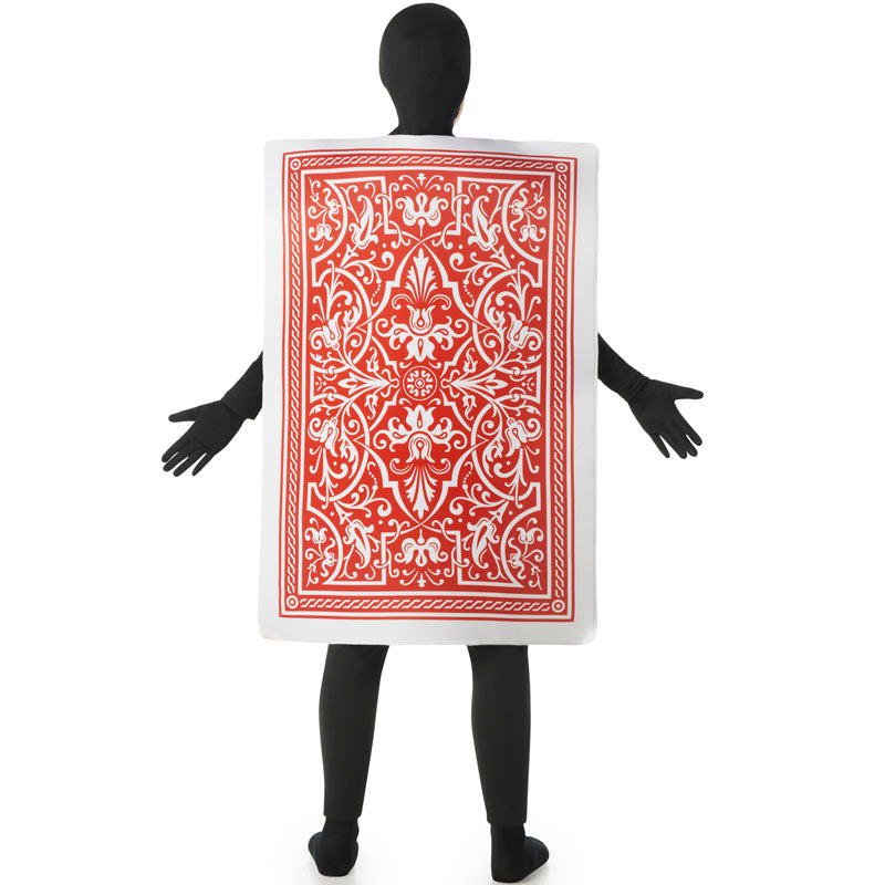 Disfraz de Carta Póker As de Picas adulto unisex Espalda