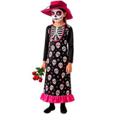 Disfraz de Catrina Muerte Infantil