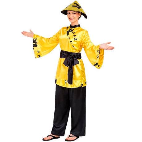 Disfraz de China Amarillo
